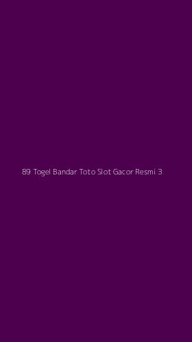 Tampilan Antarmuka Aplikasi 89 Togel Bandar Toto Slot Gacor Resmi - 3