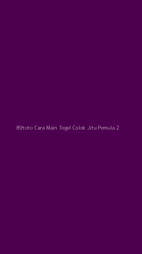 Tampilan Antarmuka Aplikasi 89toto Cara Main Togel Colok Jitu Pemula - 2