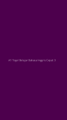 Tampilan Antarmuka Aplikasi A1 Togel Belajar Bahasa Inggris Cepat - 3