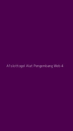 Tampilan Antarmuka Aplikasi A1slottogel Alat Pengembang Web - 4