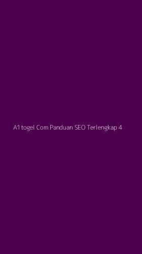 Tampilan Antarmuka Aplikasi A1togel Com Panduan Seo Terlengkap - 4