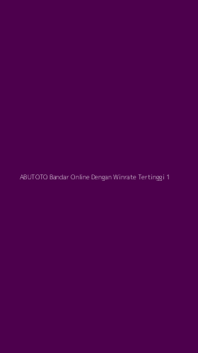 Tampilan Antarmuka Aplikasi Abutoto Bandar Online Dengan Winrate Tertinggi - 1