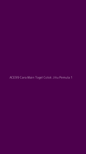 Tampilan Antarmuka Aplikasi Ace99 Cara Main Togel Colok Jitu Pemula - 1