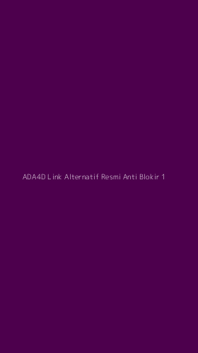 Tampilan Antarmuka Aplikasi Ada4d Link Alternatif Resmi Anti Blokir - 1