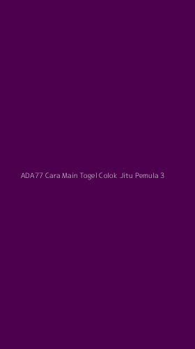 Tampilan Antarmuka Aplikasi Ada77 Cara Main Togel Colok Jitu Pemula - 3