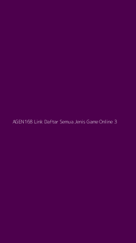Tampilan Antarmuka Aplikasi Agen168 Link Daftar Semua Jenis Game Online - 3