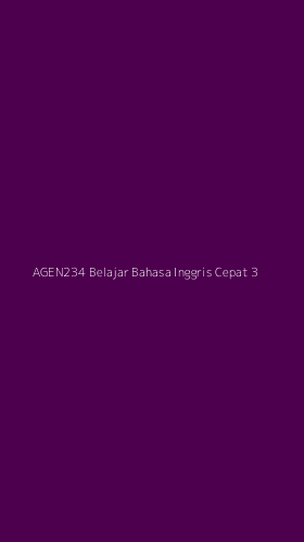 Tampilan Antarmuka Aplikasi Agen234 Belajar Bahasa Inggris Cepat - 3