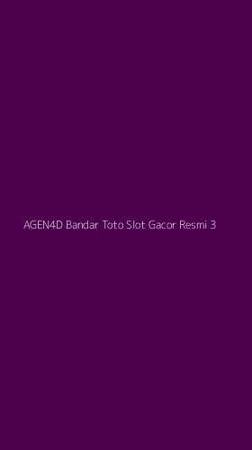 Tampilan Antarmuka Aplikasi Agen4d Bandar Toto Slot Gacor Resmi - 3