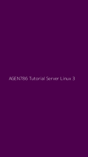 Tampilan Antarmuka Aplikasi Agen786 Tutorial Server Linux - 3