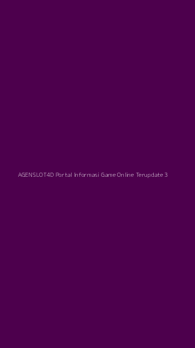 Tampilan Antarmuka Aplikasi Agenslot4d Portal Informasi Game Online Terupdate - 3