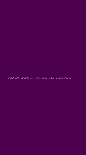 Tampilan Antarmuka Aplikasi Agenslot5000 Situs Terpercaya Pilihan Utama Player - 4