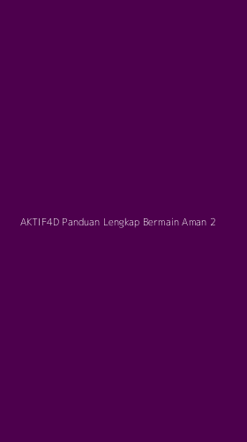 Tampilan Antarmuka Aplikasi Aktif4d Panduan Lengkap Bermain Aman - 2