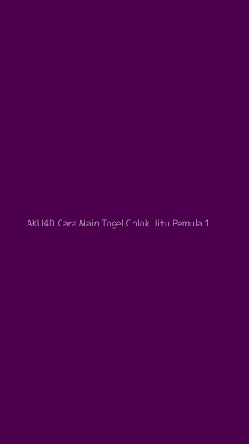 Tampilan Antarmuka Aplikasi Aku4d Cara Main Togel Colok Jitu Pemula - 1