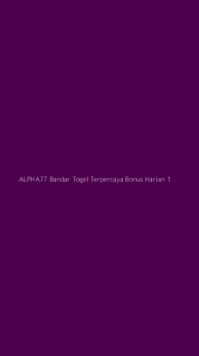 Tampilan Antarmuka Aplikasi Alpha77 Bandar Togel Terpercaya Bonus Harian - 1