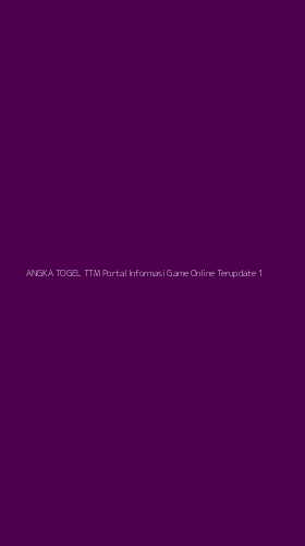Tampilan Antarmuka Aplikasi Angka Togel Ttm Portal Informasi Game Online Terupdate - 1