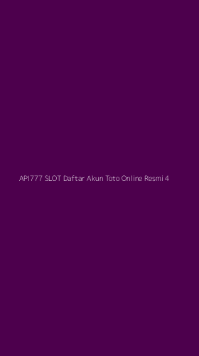 Tampilan Antarmuka Aplikasi Api777 Slot Daftar Akun Toto Online Resmi - 4