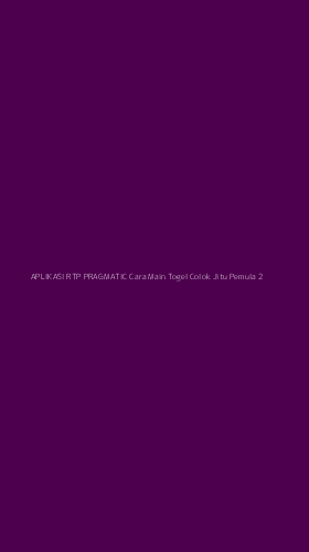 Tampilan Antarmuka Aplikasi Aplikasi Rtp Pragmatic Cara Main Togel Colok Jitu Pemula - 2