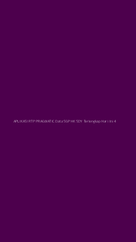 Tampilan Antarmuka Aplikasi Aplikasi Rtp Pragmatic Data Sgp Hk Sdy Terlengkap Hari Ini - 4