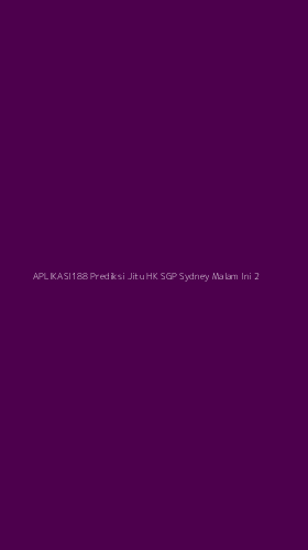 Tampilan Antarmuka Aplikasi Aplikasi188 Prediksi Jitu Hk Sgp Sydney Malam Ini - 2