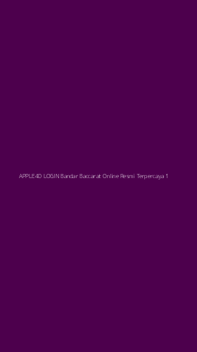 Tampilan Antarmuka Aplikasi Apple4d Login Bandar Baccarat Online Resmi Terpercaya - 1