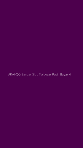Tampilan Antarmuka Aplikasi Arahqq Bandar Slot Terbesar Pasti Bayar - 4