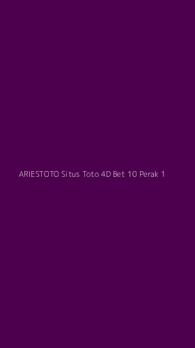 Tampilan Antarmuka Aplikasi Ariestoto Situs Toto 4d Bet 10 Perak - 1