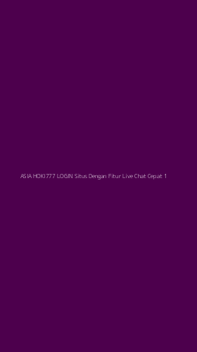 Tampilan Antarmuka Aplikasi Asia Hoki777 Login Situs Dengan Fitur Live Chat Cepat - 1