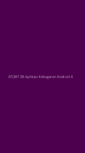 Tampilan Antarmuka Aplikasi Atom138 Aplikasi Kebugaran Android - 4