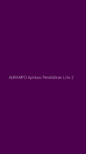 Tampilan Antarmuka Aplikasi Aurampo Aplikasi Pendidikan Lite - 2