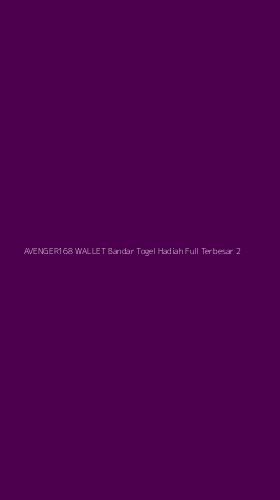 Tampilan Antarmuka Aplikasi Avenger168 Wallet Bandar Togel Hadiah Full Terbesar - 2