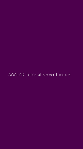 Tampilan Antarmuka Aplikasi Awal4d Tutorial Server Linux - 3