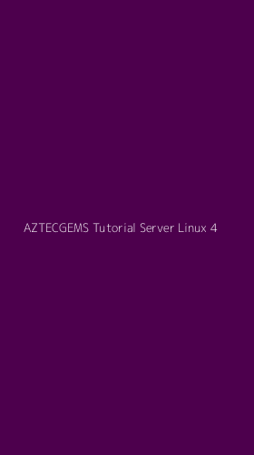 Tampilan Antarmuka Aplikasi Aztecgems Tutorial Server Linux - 4