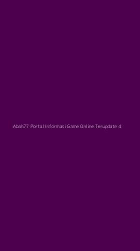 Tampilan Antarmuka Aplikasi Abah77 Portal Informasi Game Online Terupdate - 4