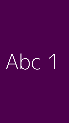 Tampilan Antarmuka Aplikasi Abc - 1