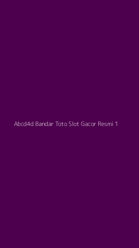 Tampilan Antarmuka Aplikasi Abcd4d Bandar Toto Slot Gacor Resmi - 1