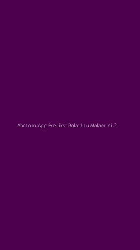 Tampilan Antarmuka Aplikasi Abctoto App Prediksi Bola Jitu Malam Ini - 2