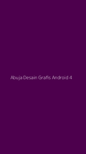 Tampilan Antarmuka Aplikasi Abuja Desain Grafis Android - 4