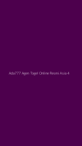 Tampilan Antarmuka Aplikasi Ada777 Agen Togel Online Resmi Asia - 4