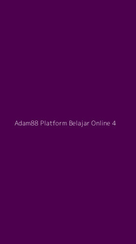 Tampilan Antarmuka Aplikasi Adam88 Platform Belajar Online - 4