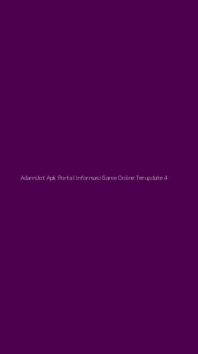 Tampilan Antarmuka Aplikasi Adamslot Apk Portal Informasi Game Online Terupdate - 4