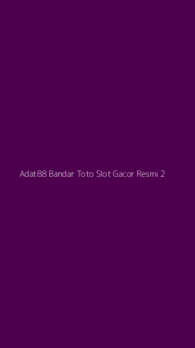 Tampilan Antarmuka Aplikasi Adat88 Bandar Toto Slot Gacor Resmi - 2