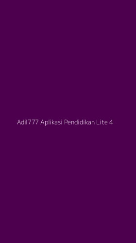 Tampilan Antarmuka Aplikasi Adil777 Aplikasi Pendidikan Lite - 4
