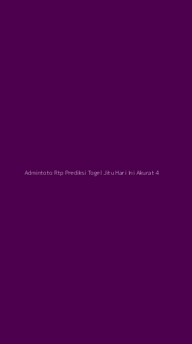 Tampilan Antarmuka Aplikasi Admintoto Rtp Prediksi Togel Jitu Hari Ini Akurat - 4