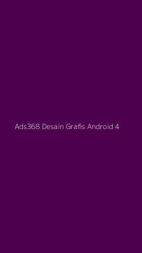 Tampilan Antarmuka Aplikasi Ads368 Desain Grafis Android - 4