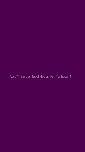 Tampilan Antarmuka Aplikasi Aero77 Bandar Togel Hadiah Full Terbesar - 4