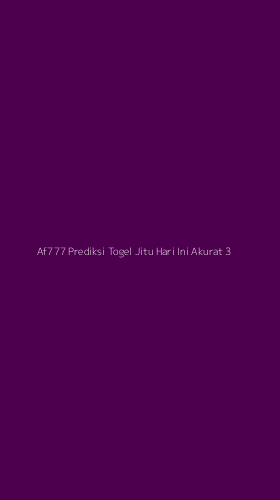 Tampilan Antarmuka Aplikasi Af777 Prediksi Togel Jitu Hari Ini Akurat - 3