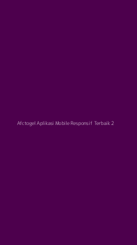 Tampilan Antarmuka Aplikasi Afctogel Aplikasi Mobile Responsif Terbaik - 2