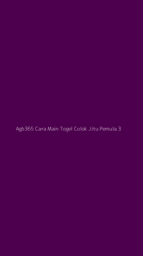 Tampilan Antarmuka Aplikasi Agb365 Cara Main Togel Colok Jitu Pemula - 3