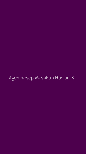 Tampilan Antarmuka Aplikasi Agen Resep Masakan Harian - 3