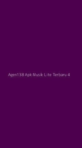 Tampilan Antarmuka Aplikasi Agen138 Apk Musik Lite Terbaru - 4